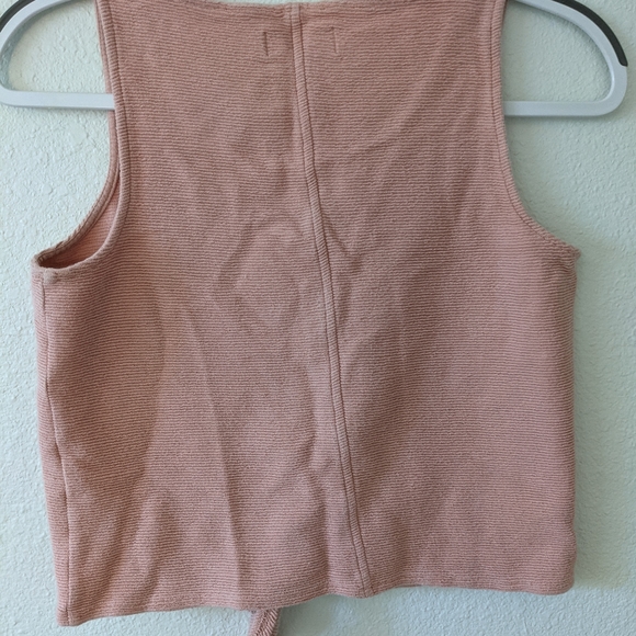 MADEWELL Texture&Thread Button-Front Tie Tank Top - Picture 6 of 6